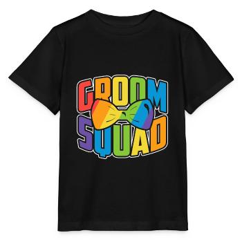 Bräutigam Homo Ehe - Stanley/Stella Kinder T-Shirt MINI CREATOR  - Schwarz - Vorne - Mikhail (115cm)