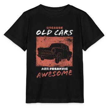 Voiture de collection - T-shirt bio MINI CREATOR Stanley/Stella Enfant - noir - Devant - Mikhail (115cm)