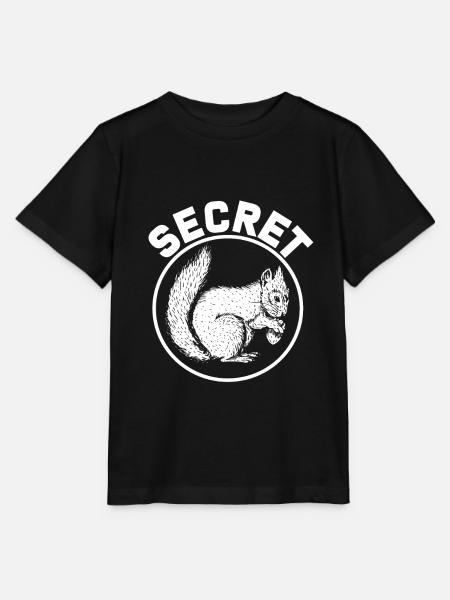 Eichhörnchen Nüsse - Stanley/Stella Kinder T-Shirt MINI CREATOR  - Schwarz