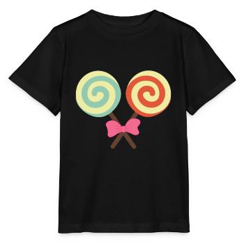 Canne Bonbons Enfants Lolipop Sugar Sweet Candy - T-shirt bio MINI CREATOR Stanley/Stella Enfant - noir - Devant - Mikhail (115cm)