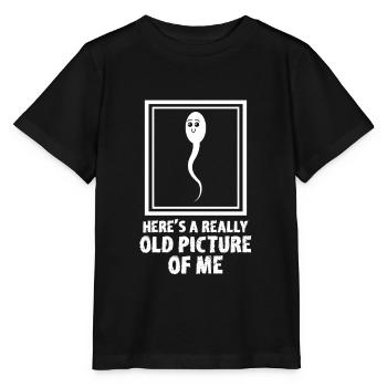 Drôle vieux homme cadeau sperme grand-père - T-shirt bio MINI CREATOR Stanley/Stella Enfant - noir - Devant - Mikhail (115cm)