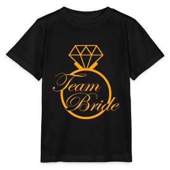 Équipe mariée - T-shirt bio MINI CREATOR Stanley/Stella Enfant - noir - Devant - Mikhail (115cm)
