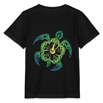 Turtle sea creatures - Stanley/Stella MINI CREATOR Kids’ T-Shirt - black - Front - Mikhail (115cm)