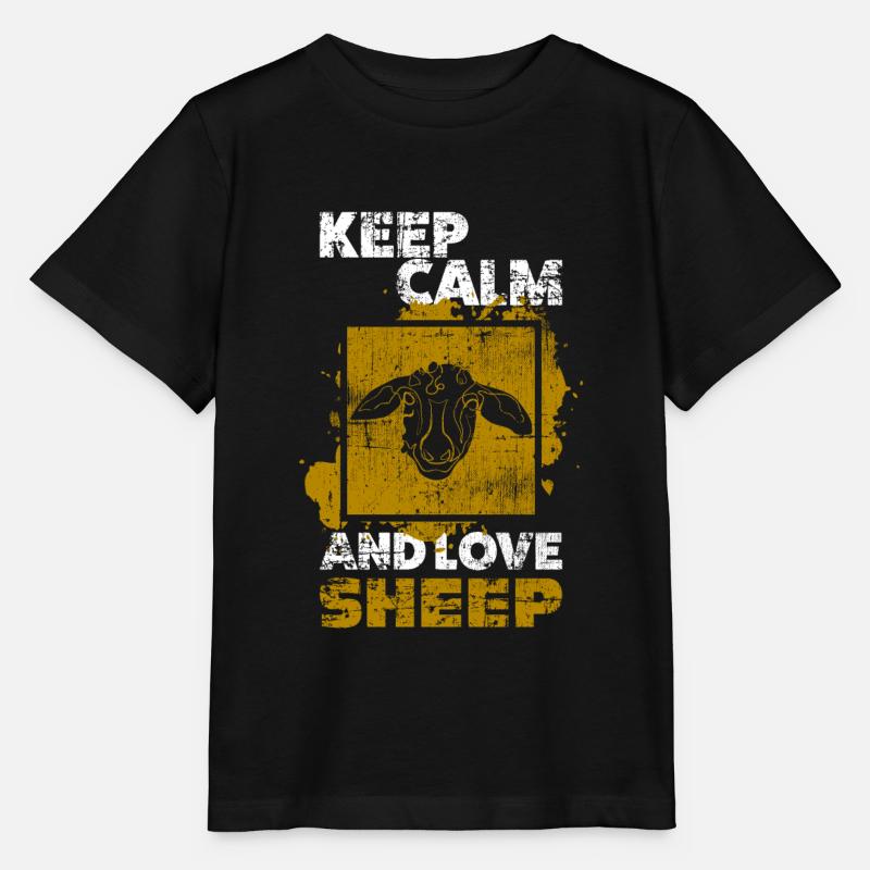 Schaf - Stanley/Stella Kinder T-Shirt MINI CREATOR - Schwarz