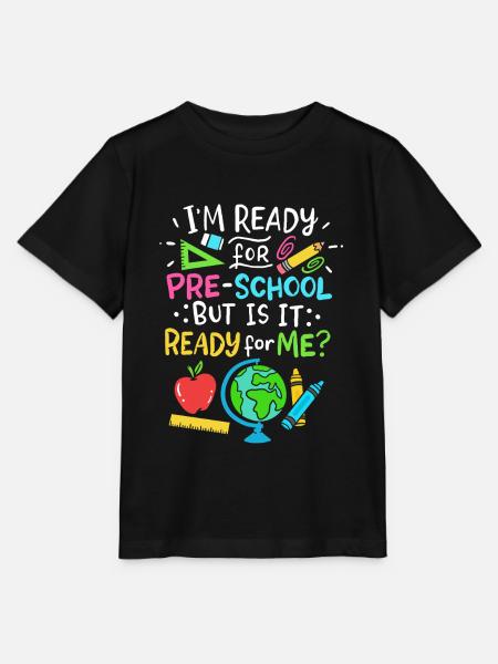 Vorschule - Stanley/Stella Kinder T-Shirt MINI CREATOR  - Schwarz