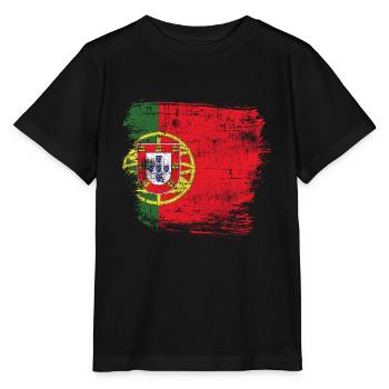 Portugal - Stanley/Stella MINI CREATOR Kids’ T-Shirt - black - Front - Mikhail (115cm)