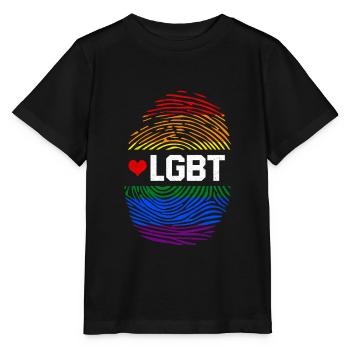 LGBT - Stanley/Stella MINI CREATOR Kids’ T-Shirt - black - Front - Mikhail (115cm)