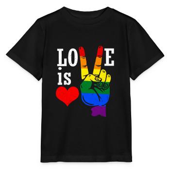 LGBT - Stanley/Stella MINI CREATOR Kids’ T-Shirt - black - Front - Mikhail (115cm)
