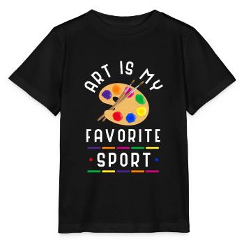 Künstler - Stanley/Stella Kinder T-Shirt MINI CREATOR  - Schwarz - Vorne - Mikhail (115cm)