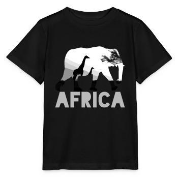 Afrika Afrika Afrika - Stanley/Stella Kinder T-Shirt MINI CREATOR  - Schwarz - Vorne - Mikhail (115cm)