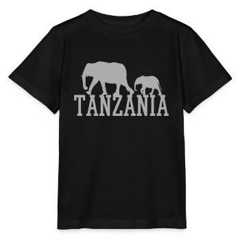 Tanzanie - T-shirt bio MINI CREATOR Stanley/Stella Enfant - noir - Devant - Mikhail (115cm)