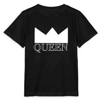 Queen Königin Krone Geschenk Geschenkidee - T-shirt bio MINI CREATOR Stanley/Stella Enfant - noir - Devant - Mikhail (115cm)