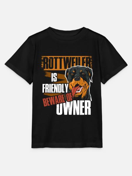 Rottweiler Besitzer - Stanley/Stella Kinder T-Shirt MINI CREATOR  - Schwarz