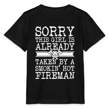 fire Department - Stanley/Stella MINI CREATOR Kids’ T-Shirt - black - Front - Mikhail (115cm)