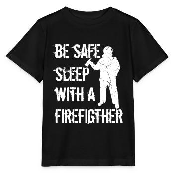fire Department - Stanley/Stella MINI CREATOR Kids’ T-Shirt - black - Front - Mikhail (115cm)
