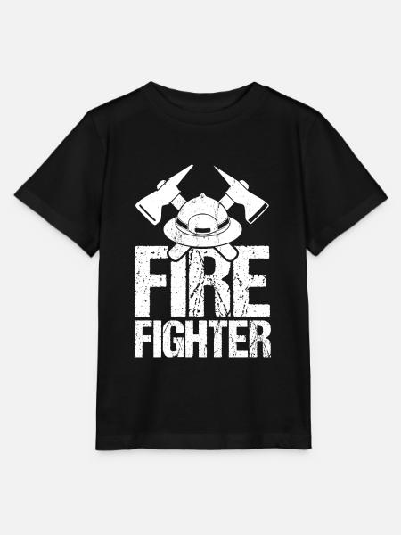 Feuerwehr - Stanley/Stella Kinder T-Shirt MINI CREATOR - Schwarz