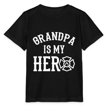 fire Department - Stanley/Stella MINI CREATOR Kids’ T-Shirt - black - Front - Mikhail (115cm)