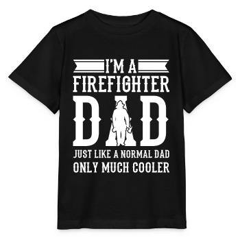 fire Department - Stanley/Stella MINI CREATOR Kids’ T-Shirt - black - Front - Mikhail (115cm)