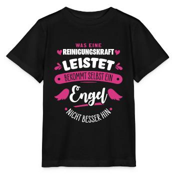 Femme de ménage - T-shirt bio MINI CREATOR Stanley/Stella Enfant - noir - Devant - Mikhail (115cm)