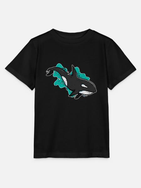 Killerwal Tierliebhaber - Stanley/Stella Kinder T-Shirt MINI CREATOR - Schwarz
