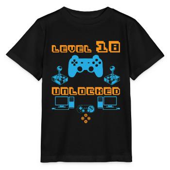 18th birthday - Stanley/Stella MINI CREATOR Kids’ T-Shirt - black - Front - Mikhail (115cm)