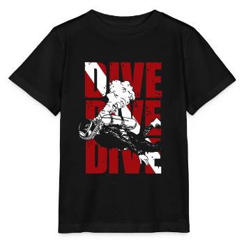 Dive - Stanley/Stella MINI CREATOR Kids’ T-Shirt - black - Front - Mikhail (115cm)