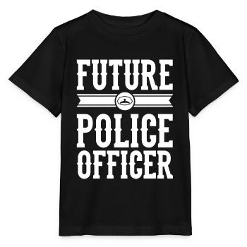 police - Stanley/Stella MINI CREATOR Kids’ T-Shirt - black - Front - Mikhail (115cm)