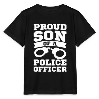 police - Stanley/Stella MINI CREATOR Kids’ T-Shirt - black - Front - Mikhail (115cm)