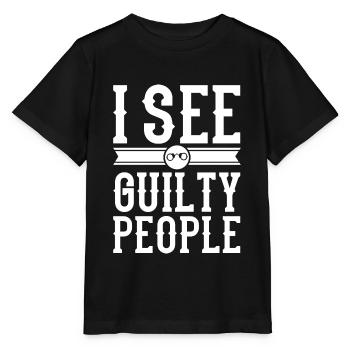 police - Stanley/Stella MINI CREATOR Kids’ T-Shirt - black - Front - Mikhail (115cm)