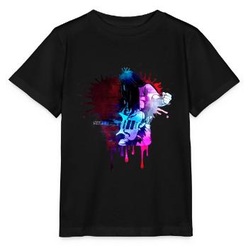 Musiciens - T-shirt bio MINI CREATOR Stanley/Stella Enfant - noir - Devant - Mikhail (115cm)