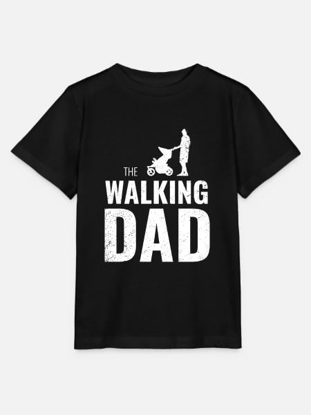 The Walking Dad (weiß) - Stanley/Stella Kinder T-Shirt MINI CREATOR  - Schwarz
