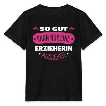 Erzieherin - Stanley/Stella Kinder T-Shirt MINI CREATOR  - Schwarz - Vorne - Mikhail (115cm)