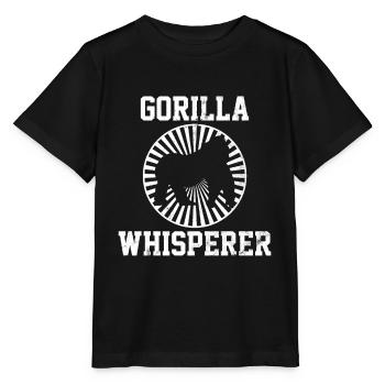 gorilla - Stanley/Stella Kinder T-Shirt MINI CREATOR  - Schwarz - Vorne - Mikhail (115cm)