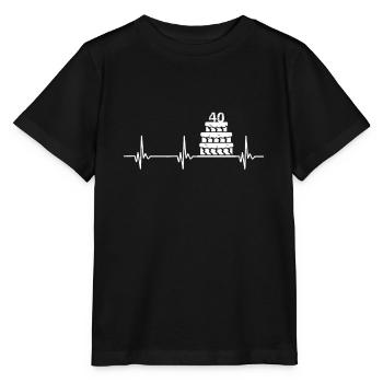 40th birthday - Stanley/Stella MINI CREATOR Kids’ T-Shirt - black - Front - Mikhail (115cm)