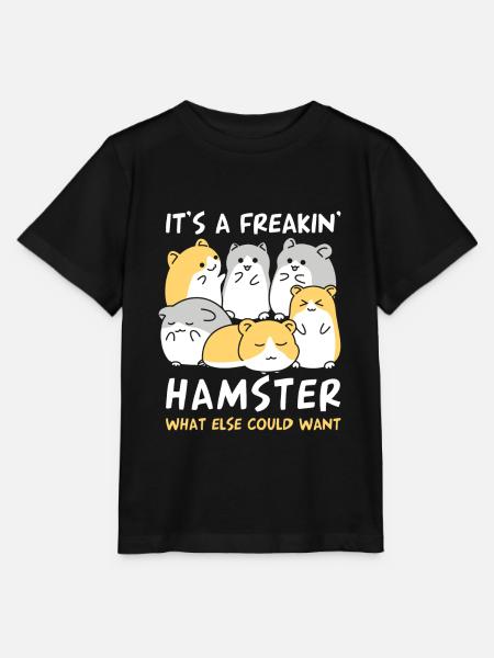 Hamster - Stanley/Stella Kinder T-Shirt MINI CREATOR  - Schwarz