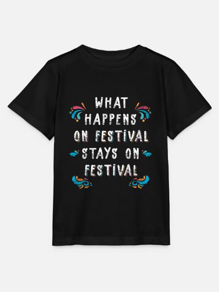 Festival - T-shirt bio MINI CREATOR Stanley/Stella Enfant - noir