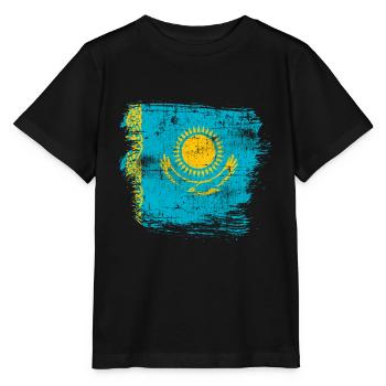 Kazakhstan - T-shirt bio MINI CREATOR Stanley/Stella Enfant - noir - Devant - Mikhail (115cm)