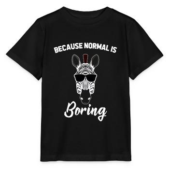 Zèbres zèbres - T-shirt bio MINI CREATOR Stanley/Stella Enfant - noir - Devant - Mikhail (115cm)