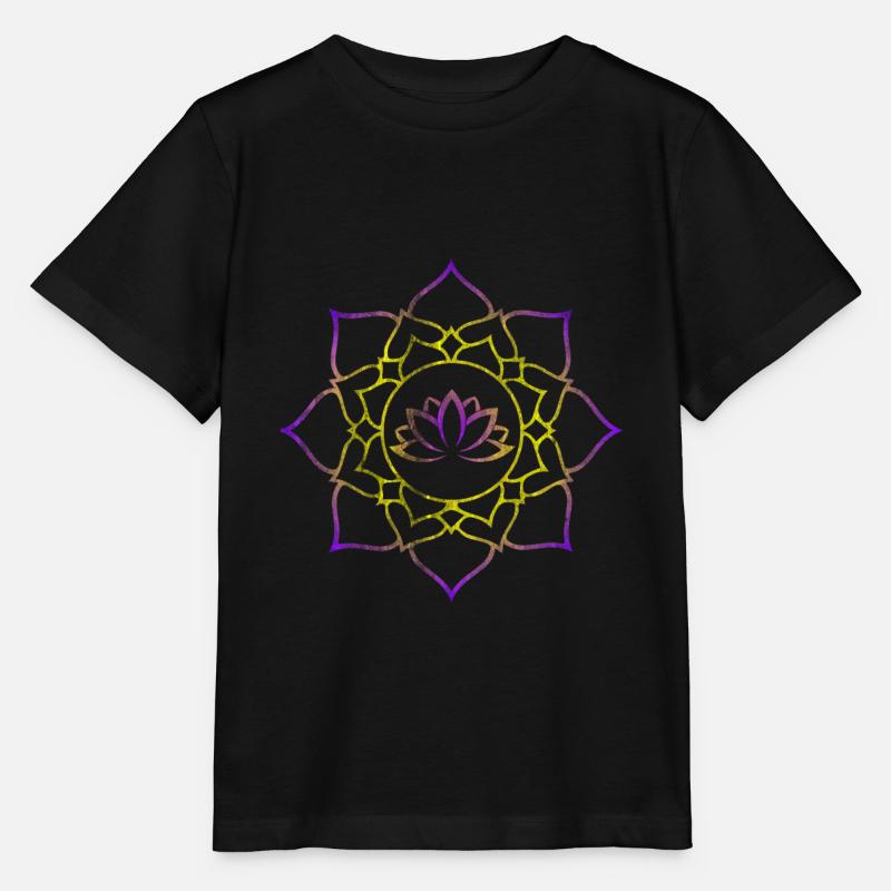 méditation - T-shirt bio MINI CREATOR Stanley/Stella Enfant - noir