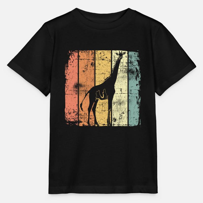 Girafe - T-shirt bio MINI CREATOR Stanley/Stella Enfant - noir