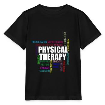 Physiotherapie Medizin - Stanley/Stella Kinder T-Shirt MINI CREATOR  - Schwarz - Vorne - Mikhail (115cm)