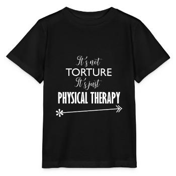 Physiotherapie Schmerzen - Stanley/Stella Kinder T-Shirt MINI CREATOR  - Schwarz - Vorne - Mikhail (115cm)