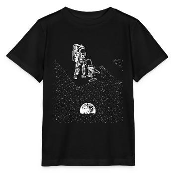 ASTRONAUT VACUUM CLEANER - Stanley/Stella MINI CREATOR Kids’ T-Shirt - black - Front - Mikhail (115cm)
