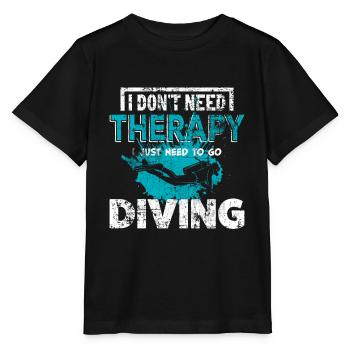 Diver - Stanley/Stella MINI CREATOR Kids’ T-Shirt - black - Front - Mikhail (115cm)