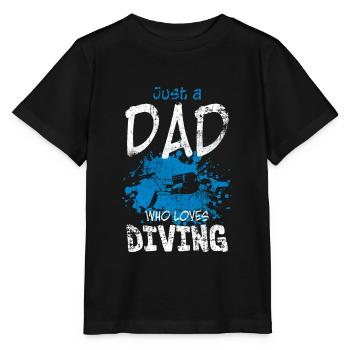 Diver Papa - Stanley/Stella MINI CREATOR Kids’ T-Shirt - black - Front - Mikhail (115cm)
