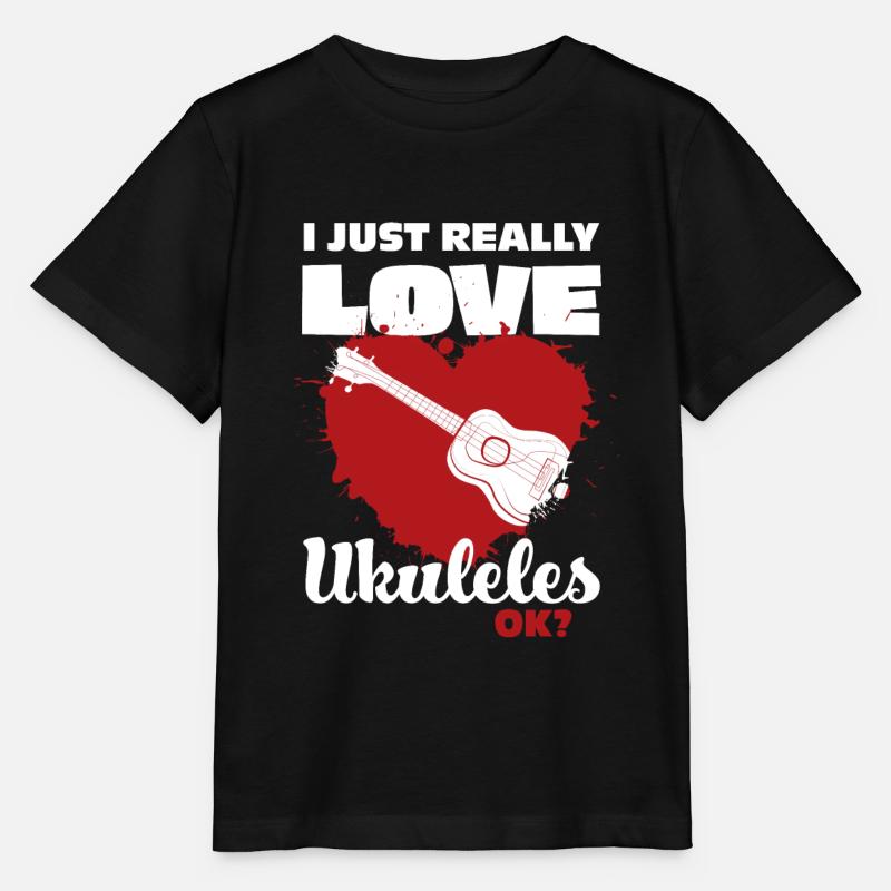 Ukulele - Stanley/Stella Kinder T-Shirt MINI CREATOR - Schwarz