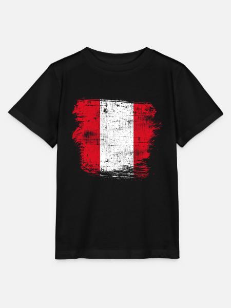 Peru - Stanley/Stella Kinder T-Shirt MINI CREATOR  - Schwarz