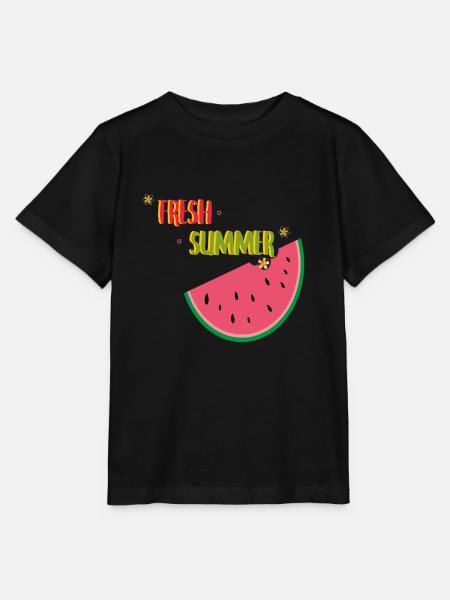 Fresh Summer - Stanley/Stella Kinder T-Shirt MINI CREATOR - Schwarz