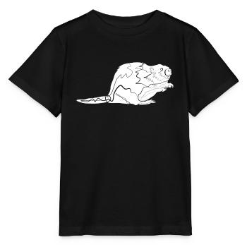 Biber - Stanley/Stella Kinder T-Shirt MINI CREATOR  - Schwarz - Vorne - Mikhail (115cm)