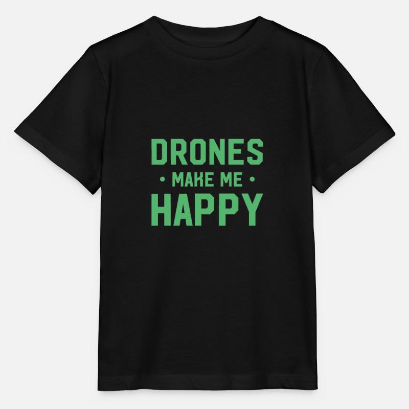 Vol de drones Dronenpilot Drone Dronen Voler - T-shirt bio MINI CREATOR Stanley/Stella Enfant - noir